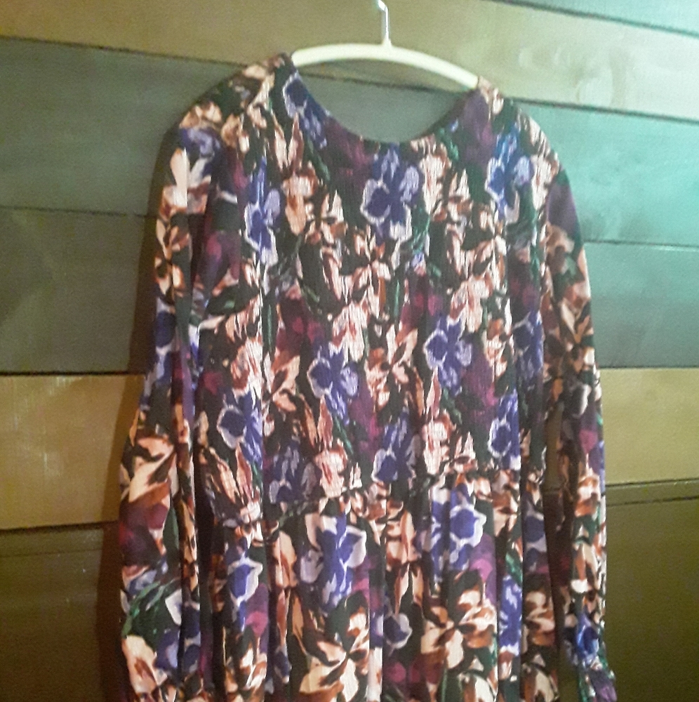 Like new Terra& Sky fall plus 3X midi dress